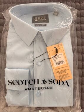Scotch & Soda Light Blue Dress Shirt - Modern Fit